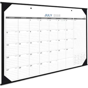 2025-2026 Desk Calendar - Large Desk Calendar, Jul. 2025  Dec. 2026, 22" x 17", Office Supplies, Corner Protector, Ruled Blocks, 2-in-1