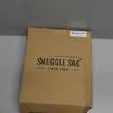 Snuggle Sac Leopard Throw Blanket for Couch Bed Sofa 50x60 inches, Reversible Grey Leopard Blanket Ultra Soft Cozy Blankets for Women Mothers Birthday Gifts