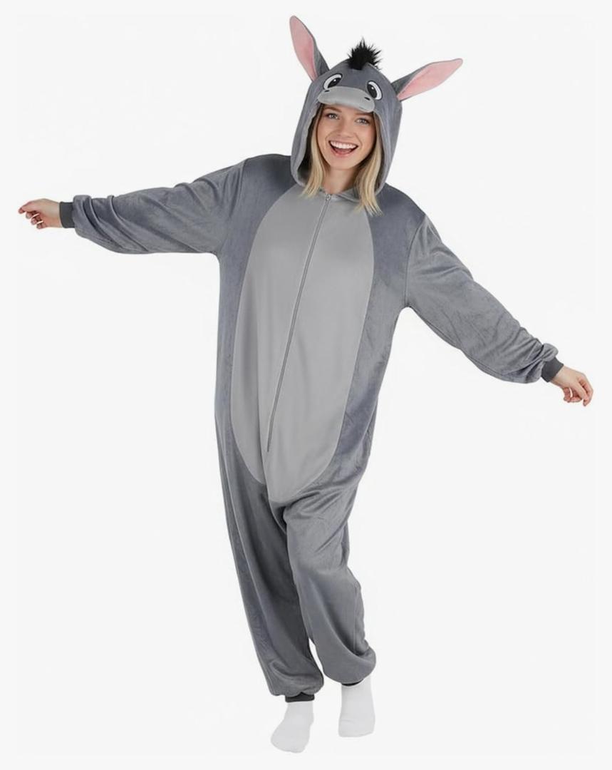 3D Hooded Animal Onesie Adults Christmas Cosplay for Family Xmas Festival Dress Up