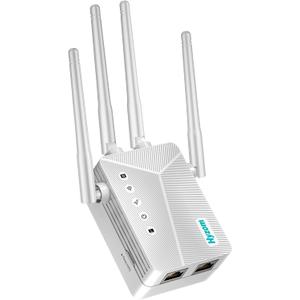WiFi Extender with Ethernet Port, Long Range Internet Extender Eliminates Dead Zones