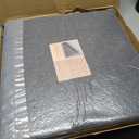 Non-Slip Rug Pad 6' x 9'  Felt & Rubber Underlay in Dark Gray, Waterproof & Grippy for Hardwood, Tile, Laminate Floors, Prevents Slipping & Bunching