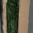 9FT Christmas Cedar Garland Full Real Touch Artificial Green Faux Cypress Realistic Pine Garland for Mantle Fireplace Table Home Decoraiton