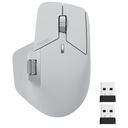 Rapoo MT760 Multi-Device Wireless Mouse, Bluetooth 5.0 and 2.4G Multi-Mode Connection, Up to 4 Devices, 11 Programmable Buttons, 4K DPI, 90 Days Battery Life, PC, Light Grey