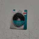 Power Gear Coiled Telephone Cord, 4 Feet Coiled, 25 Feet Uncoiled, Phone Cord works with All Corded Landline Phones, For Use in Home or Office, Black, 76139