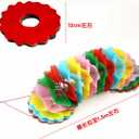 2PCS Magical Magic Props Change Bags (Red + Blue) with 2PCS Paper Pull Flowers Make it Appear or Disappear for Magic Tricks