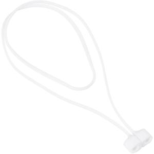 Magnetic Anti Lost Strap for | Silicone Neckband Holder Cable Connector | White Flat Design for Secure Earphone Storage