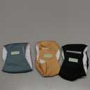 Wegreeco Washable Male Dog Diapers (Pack of 3) - Washable Male Dog Belly Wrap (Small - 11"- 14" Waist) (Black, Gray, Coffee)