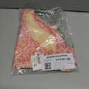 Amazon Essentials Women's Side Tab Bikini Swimsuit Bottom (X-Large, Pale Peach Micro Floral)