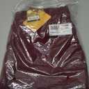 Hybrid & Company Women's Ultra Stretch Perfectly Shaping Mid Rise Skinny Bermuda Shorts with Pockets (Red, M)