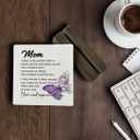 6 x Touching Poem for Mother Gifts from Daughter/ Son, Plaque with Wooden Stand, Meaningful Wood Sign Plaque Gift, Unique Gift Idea for Mom, Meaningful Gifts for Mom, Birthday Mothers Day Gift (Mothers Love 01)