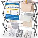 Large Clothes Drying Rack,14.57" D x 44.88" H, Small