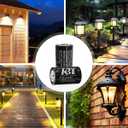 KBT 4 Pack LiFePO4 Phosphate Lithium CR123A with Charger, 3V 500mAh Rechargeable Battery for Flashlight, Headlights,Digital Cameras