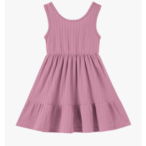U·nikaka Baby Girls Dresses Sleeveless Ribbed Toddler Princess Dresses Casual Little Girls Everyday Summer Sundress 2-6Y, Size 90