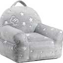 ALIMORDEN Kids Ultra-Soft Snuggle Foam Filled Chair, Star