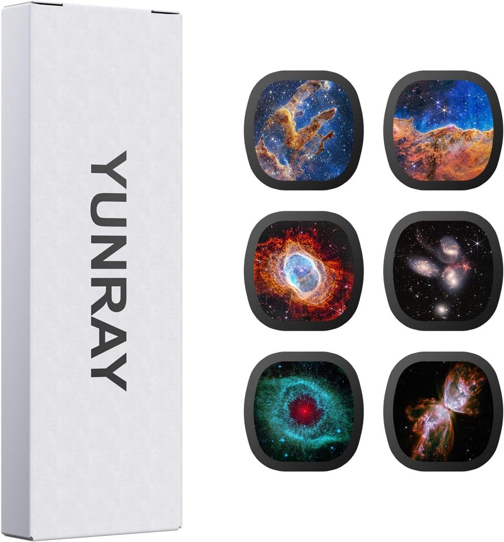 YUNRAY Galaxy Projector Disc Ultra HD Projector Slide, Compatible with YUNRAY Galaxy Projector Pro and Model SKE-TKQ01 & BL-DQY02 (Pro Version) Projectors 6 Disc Set