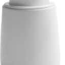Soap Dispenser Ceramic with Easy-to-Press Pump Hand Lotion Liquid Dispenser for Shampoo Bathroom Kitchen 12 oz White