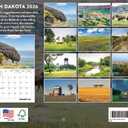 North Dakota Calendar 2026 Wall 12 Month Monthly ND Scenic Souvenirs Themed Gifts | American Made In The USA