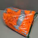 Amylove 4 Pcs Reflective Safety T Shirt High Visibility Work Shirts Sun Protection Construction, Size XL