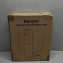 Boncoo LED Floor Lamp Fully Dimmable Modern Standing Lamp Arc Floor Lamp with Adjustable Drum Shade, Tall Pole Reading Lamp Light for Living Room Bedroom Study Room, Bulb Included (Gold)