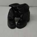 PU Leather Grunge Y2K Punk Chunky Platform Knee High Boots for Women Fashion Fold Over Wedge Heels for Walking Party Commuting or Date Night Outfits
6