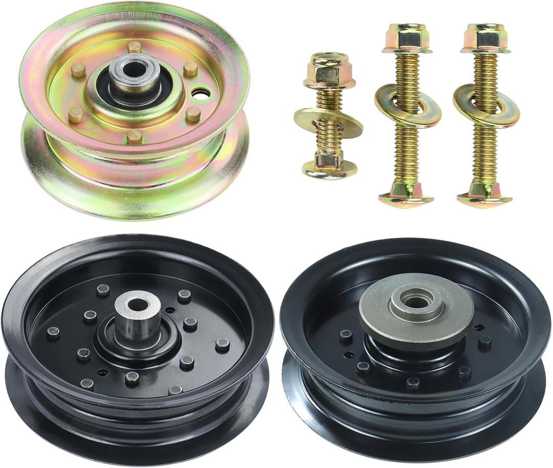 532196106 Husqvarna Idler Pulley with 532196104 Husqvarna Idler Pulley 532177968 Idler Pulley Replaces 197379 193197 532197380 532193197 532197379 for Husqvarna Z248F YTH2348 YTH24K48 Tractors