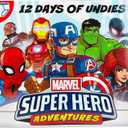 Marvel Boys' Toddler Exclusive 12-pk Unboxing Spiderman & Superhero Friends Briefs Perfect for Gifting & Potty Training, 4T