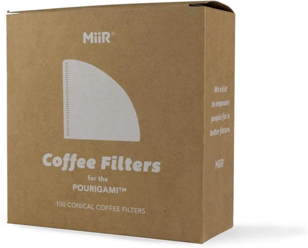 MiiR Coffee Filters, 100 Count - Premium Paper Coffee Filter for Consistent Flavor and Easy Cleanup, Ideal for Pour-Over Coffee Lovers