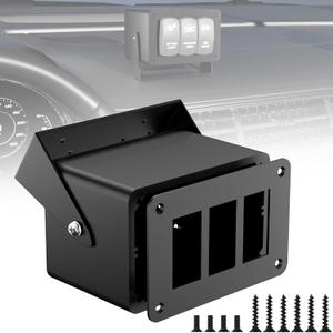 Rocker/Toggle Switch Box - 3 Gang Switches Installation housing for Pickup Truck Car UTV Off Road Marine