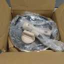 CAROTE Non Stick Frying Pan Skillet, Nonstick Granite Fry Pan with Glass Lid, Egg Pan Omelet Pans, Stone Cookware Chef's Pan, PFOA Free (Classic Granite, 10-Inch)