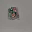 AIERSA Pink And Green Cup Accessories Set for Stanley,Included Bow Charm,Handle Charm,Silicone Boot,Diamond Straw Cover,Stopper Spill,Movie Theme Merch Cup Decorations for Gifts