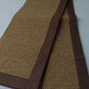 Washable Hallway Runner Rug 2x6 Jute Like Kitchen Runner Mat Rugs Non Slip, Woven Soft Entryway Farmhouse Runner Boho Floor Carpet for Indoor Laundry Hall Backdoor Bedroom Living Room, Brown