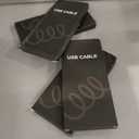 4 x USB C to USB C Cable, 2-Pack 6FT 60W Fast Charging Cable Type C Charger Cord for iPhone 17/17 Pro/17 Pro Max/Air/16/15 Pro Max/Plus, iPad, MacBook, Galaxy S25/S24/S23, Pixel 10/9/8/7, Tablet, Android