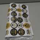 2 x 480Pcs Graduation Stickers 2026, Class of 2026 Stickers Graduation Envelope Seal Label Self Adhesive Congrats Grad Cap Sticker for Grad Party Favors (Black & Gold)