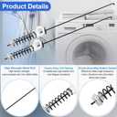 WTW8000BW0 Washer Suspension Rod, Fit for Whirl-pool May-tag Ken-more Washer WTW6500WW1 MVWB300WQ2 WTW6800WW1 MVWB725BW0 MVWB455YQ0 MVWB300WQ1 MVWB750WQ0