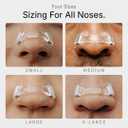 Intake Breathing Magnetic Nasal Strips Starter Kit (15 Count, Clear) - Boost Oxygen Intake, Reduce Snoring, Improve Sleep Quality - Sweat Resistant, Nasal Strips - Extra Strength Snoring Solution