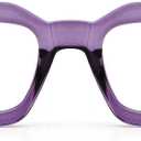 AQWANO Stylish Blue Light Reading Glasses Women Men, Fashion Oversized Square Designer Readers Computer Eyeglasses