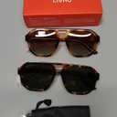 livho Trendy Polarized Square Aviator Sunglasses Women Men Square Eyewear Frame, Retro Sun Glasses for Women Men 2025 Shades
