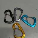 Heavy Duty Carabiner Clip Hook 8KN (1763 lbs), 2 PCS Ultra-Light Aluminum Caribeaners with Double Door D Ring Shape, for Hammock, Camping, Hiking, Backpacking, Dog Leash, Keychain Clip