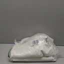 H.VERSAILTEX Premium Chenille Blackout Curtains - 100% Blackout Thermal Insulated Noise Reducing, Heavy White Flocking Coating Back Linen Textured, 2 Panels 84 Inches, Heathered Ivory (Not Solid)