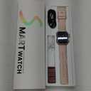 Smart Watch for Women Men Fitness: 1.85" Smart Watch with 30 Days+ Battery Life Make/Recive Call Heart Rate SpO2 Sleep Monitor 120+ Sport IP68 Waterproof Fitness Tracker Watch for iPhone Android (Rose)