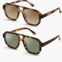 livho Trendy Polarized Square Aviator Sunglasses Women Men Square Eyewear Frame, Retro Sun Glasses for Women with h 2025 Shades