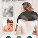 Snailax Shiatsu Neck and Shoulder Massager - Back Massager with Heat, Deep Kneading Electric Massage Pillow for Neck, Back, Shoulder,Foot,Body