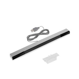 Tuboopy USB Wii Sensor Bar for Nintendo Wii/Wii U Console - Infrared Ray Motion Sensor Dolphin BarSilver