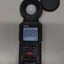 Digital Illuminance Light Meter Tester 200,000Lux Meter (18,500FC) Luxmeter Lighting Intensity Brightness Measurement Tool for Indoor Outdoor Grow Plants Film Photography lumens LED Photometer