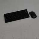TECKNET Wireless Keyboard and Mouse Combo, Mini Cordless Computer Keyboard and Mouse Set 2.4GHz, Silent Adjustable 1600 DPI, Quiet Click, Lag-Free for Computer, Laptop, PC, Windows, Mac, Chrome OS (Black)