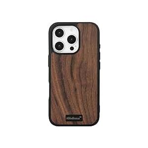  Phone Case For iPhone 13 Pro Max Wood Case. Unique & Classy Shockproof Protective Cover. (Color Wood,(Walnut Wood, iPhone 13 Pro 6.1")