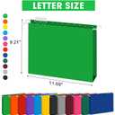 HERKKA Extra Capacity Hanging File Folders, 60 Pack Reinforced Letter Size Hanging Folders with Heavy Duty 1 Inch Expansion, Designed for Bulky Files, Medical Charts, 12 Assorted Colors