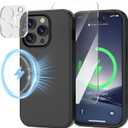 ACKETBOX for iPhone 14 Pro - Military Grade Drop Protection, 3 Layer Full Body Rugged Case, Magnetic Phone Case (Forest Green)
