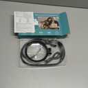 10X 30X Large Magnifying Glass with Light for Reading, Hands Free Magnifying Glass with 3 Color LED Light, Flexible Gooseneck Magnifier for Reading,Sewing,Close Work, Seniors (4.3 Inch)