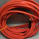 SPECILITE 5/8" Hot/Cold Rubber Garden Water Hose 50 ft, -50-190, 200psi Working, 600psi Burst, Flexible & Lightweight With 3/4" Brass Fittings for Yard, Outdoor, Farm, Agriculture, Construction, Red